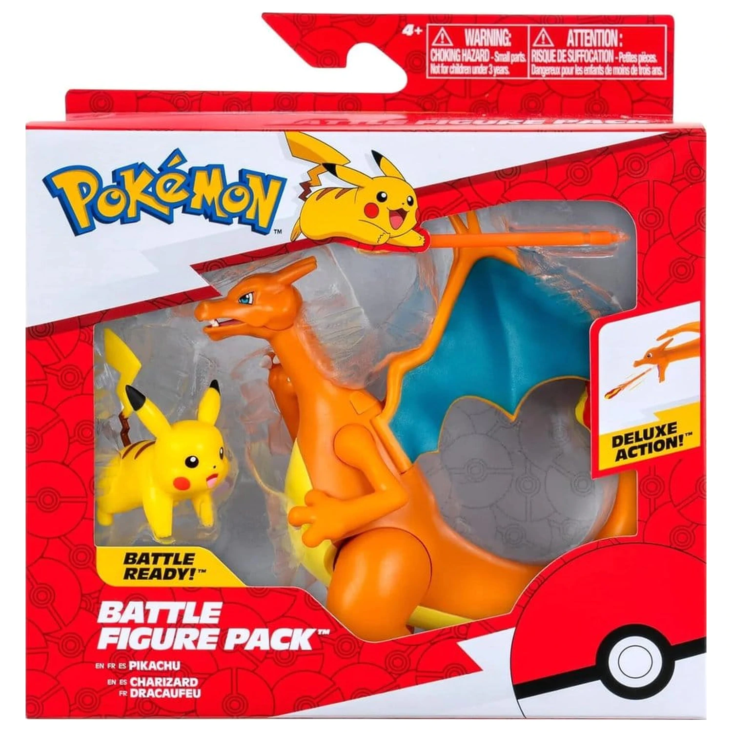 Pokémon Figurki Zestaw 2 figurek Charizard 11 cm i Pikachu 5 cm zdjęcie produktu