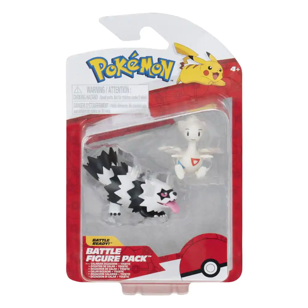 Pokémon Figurka 2-Pack Galarian Zigzagoon & Togetic z podstawką 8 cm zdjęcie produktu