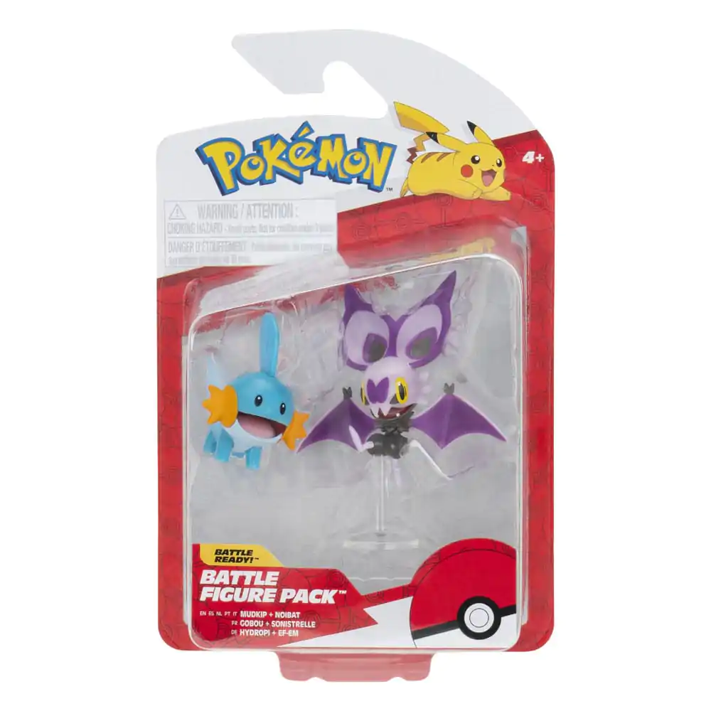 Pokémon Figurki 2-Pack Mudkip & Noibat z podstawką 8 cm zdjęcie produktu