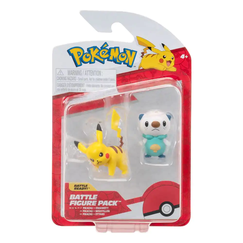 Pokémon Figurki 2-Pack Oshawott & Pikachu 8 cm zdjęcie produktu