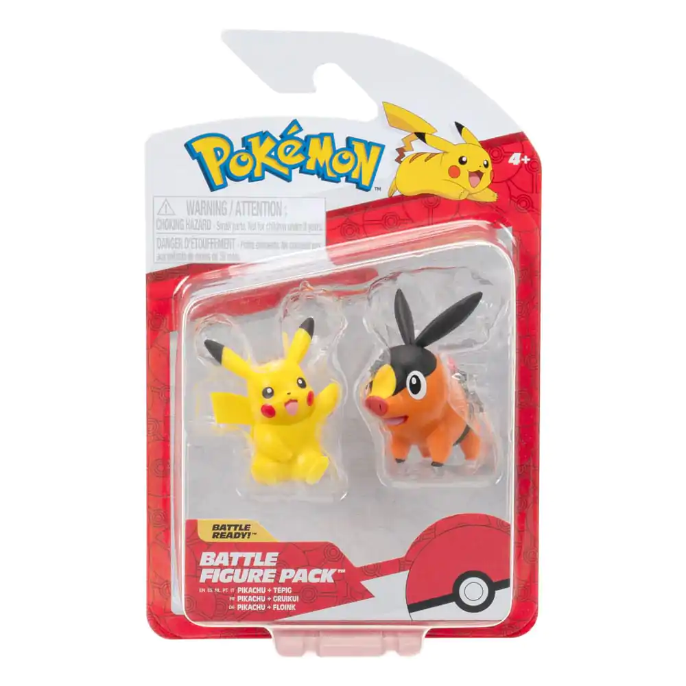 Pokémon Figurki 2-Pak Tepig & Pikachu 8 cm zdjęcie produktu