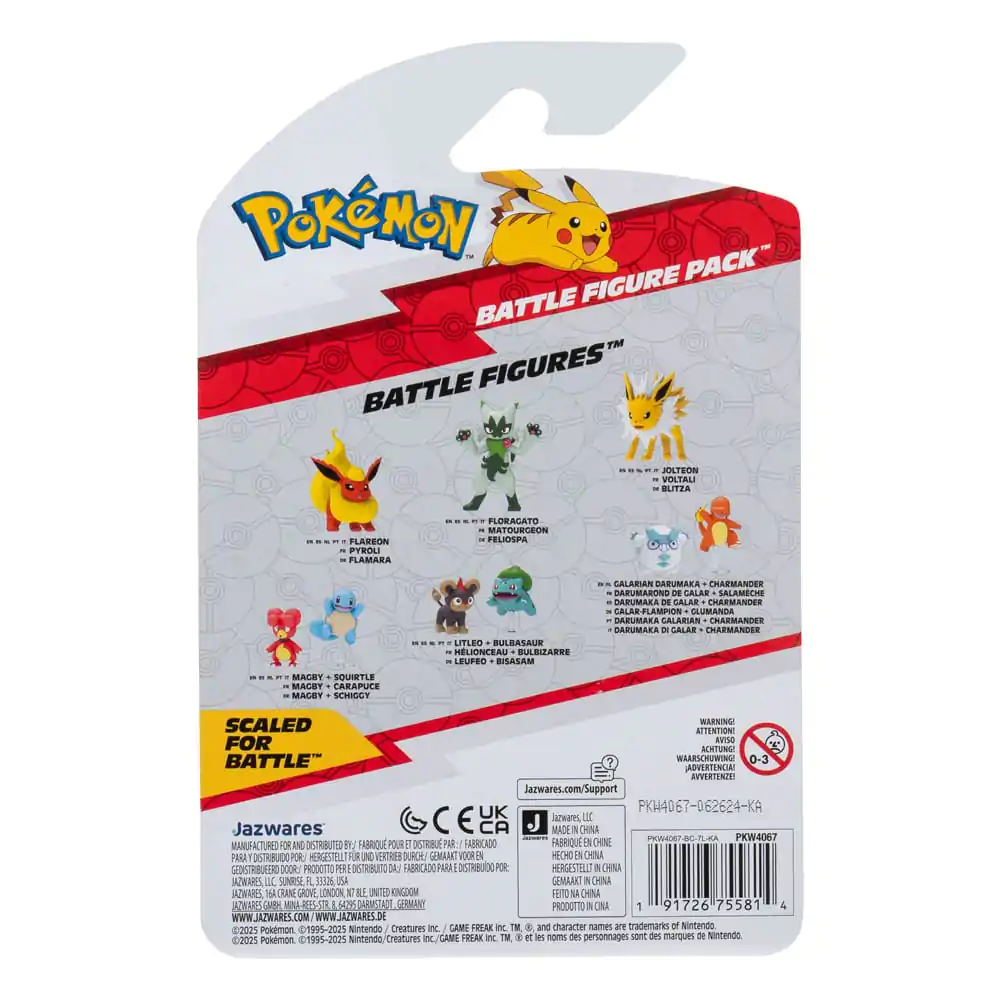 Pokémon Figurki 2-Pak Tepig & Pikachu 8 cm zdjęcie produktu