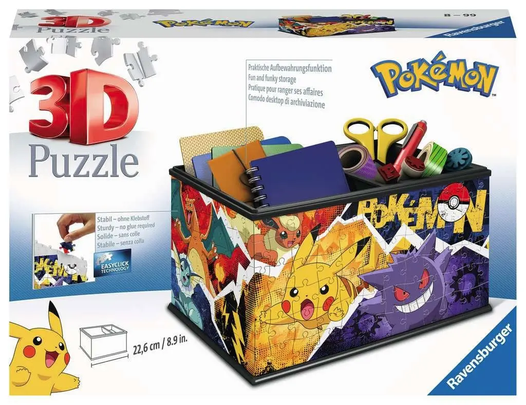Pokémon 3D Puzzle Pudełko do przechowywania (223 części) zdjęcie produktu