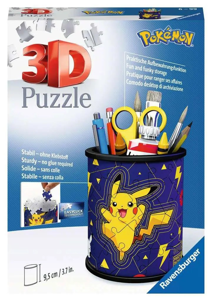 Pokémon 3D Puzzle Pojemnik na długopisy (54 elementy) zdjęcie produktu