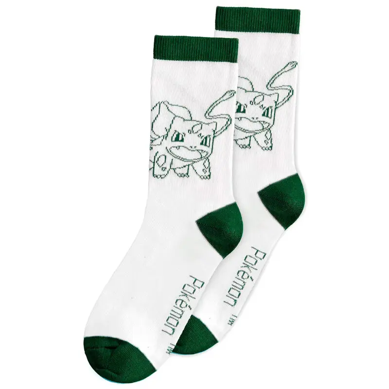 Pokemon pack 3 pary skarpet Charmander, Bulbasaur, Squirtle 43/46 zdjęcie produktu
