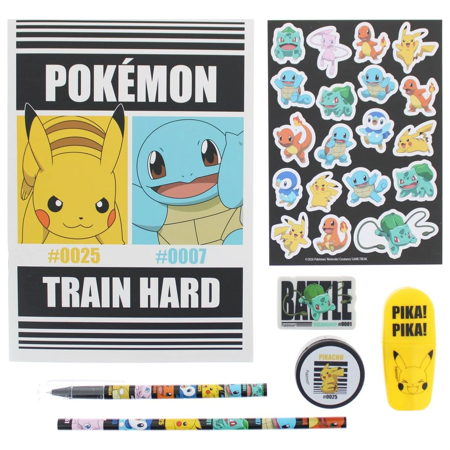 Pokémon Zestaw papierniczy 7-elementowy zdjęcie produktu