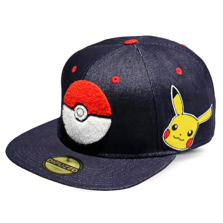 Czapka z daszkiem Pokemon Denim Snapback Logo zdjęcie produktu