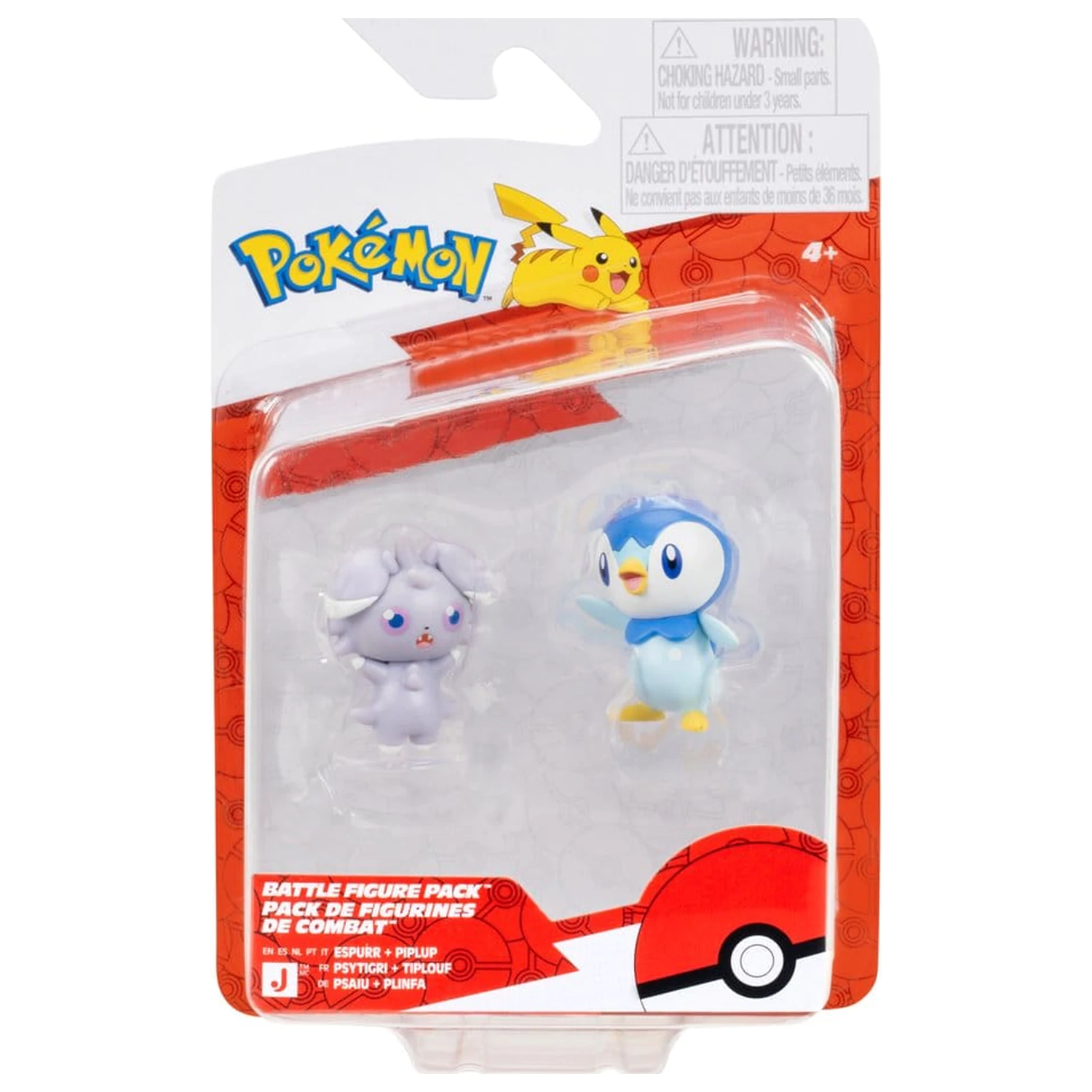 Pokémon Battle Figure Zestaw 2-pak Espurr i Piplup zdjęcie produktu