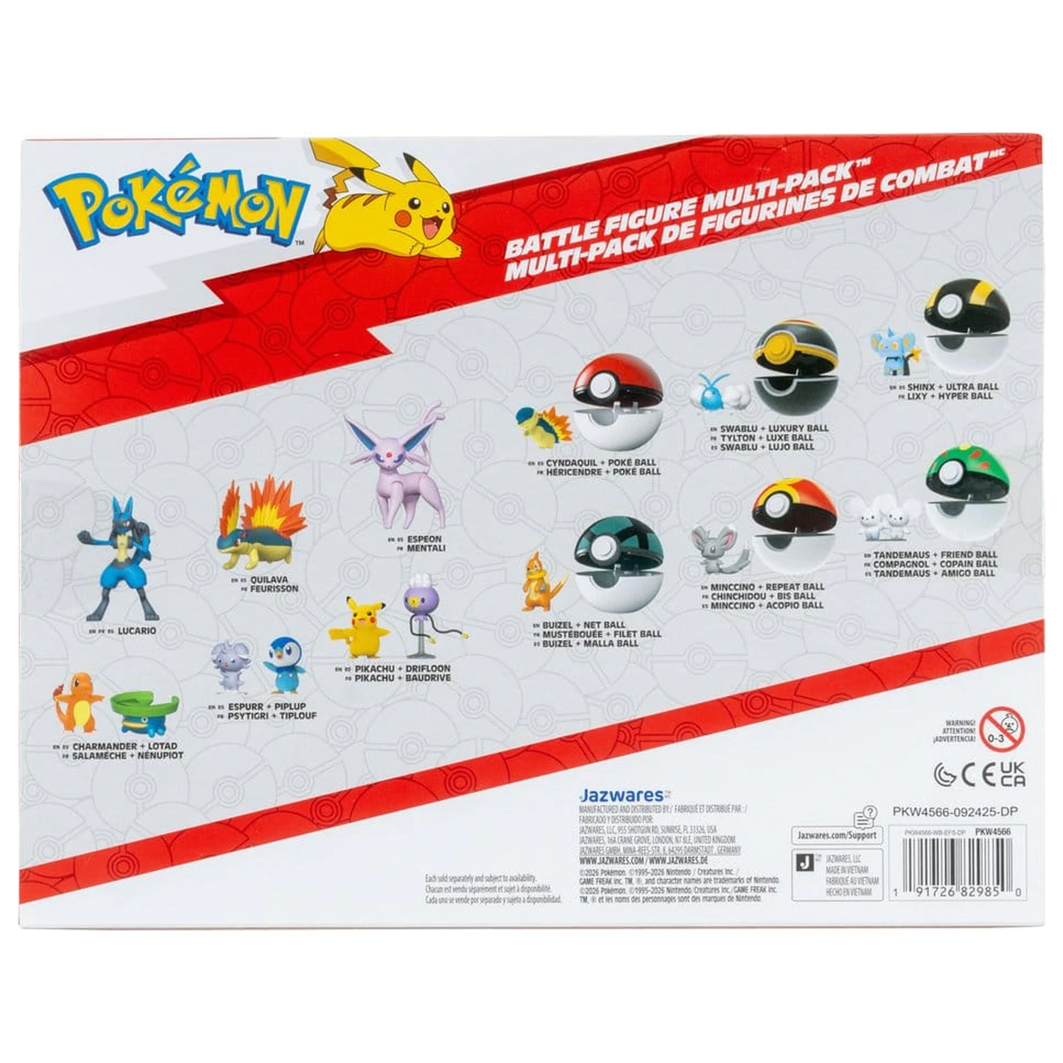 Pokémon Battle Figure 6-pak zdjęcie produktu