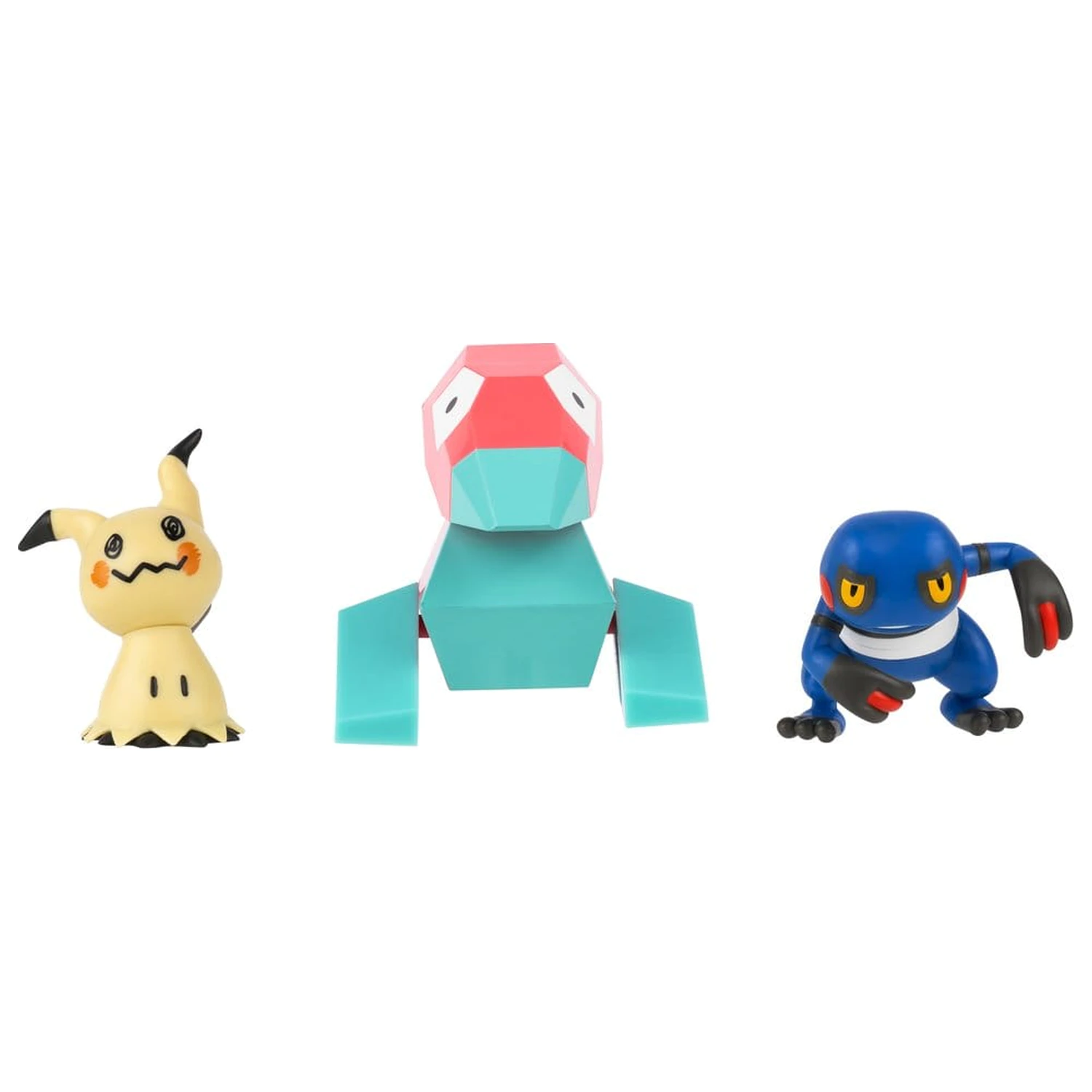 Zestaw 3 figurek bojowych Pokémon Mimikyu, Porygon & Croagunk zdjęcie produktu