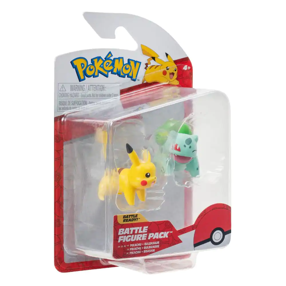 Pokémon Battle Figure First Partner Set Figurka 2-Pack Bulbasaur #2, Pikachu #1 zdjęcie produktu