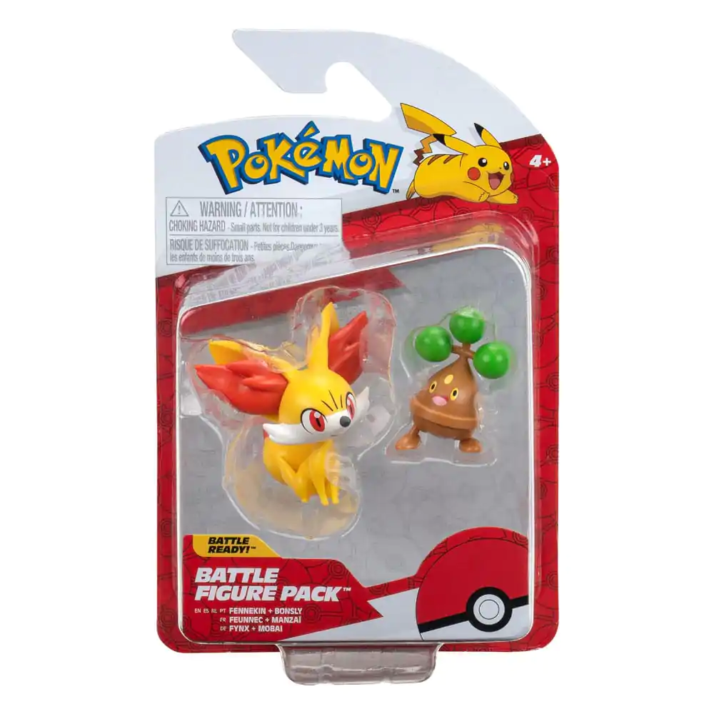 Pokémon Battle Figure Zestaw Figurek Pierwszego Partnera 2-Pak Fennekin, Bonsly 5 cm zdjęcie produktu