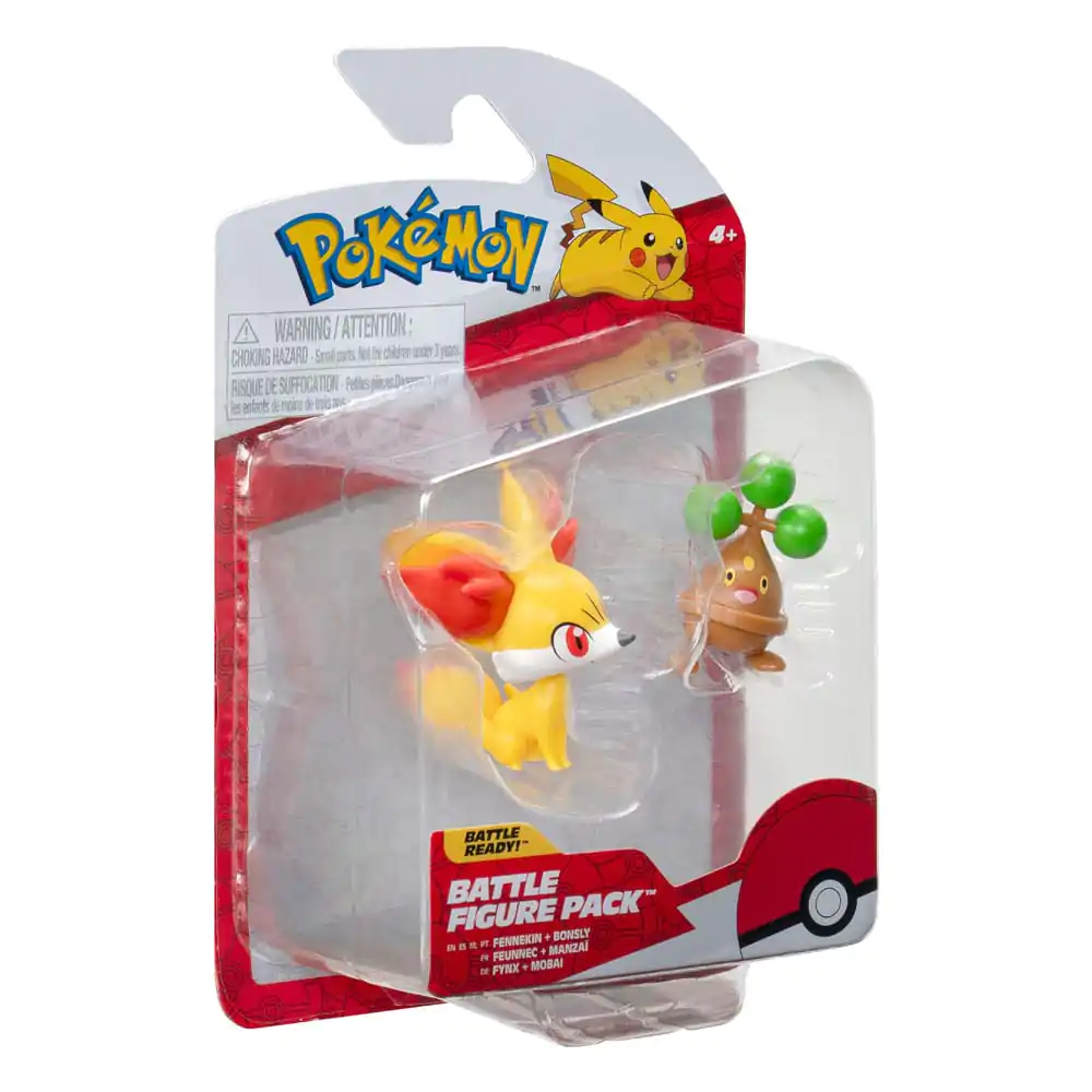 Pokémon Battle Figure Zestaw Figurek Pierwszego Partnera 2-Pak Fennekin, Bonsly 5 cm zdjęcie produktu