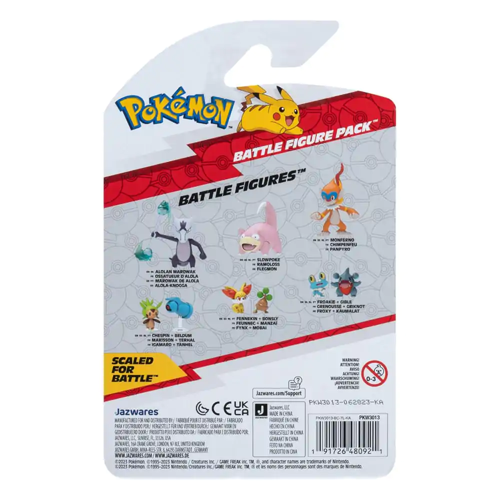 Pokémon Battle Figure Zestaw Startowy Figurki 2-Pak Gible, Froakie 5 cm zdjęcie produktu