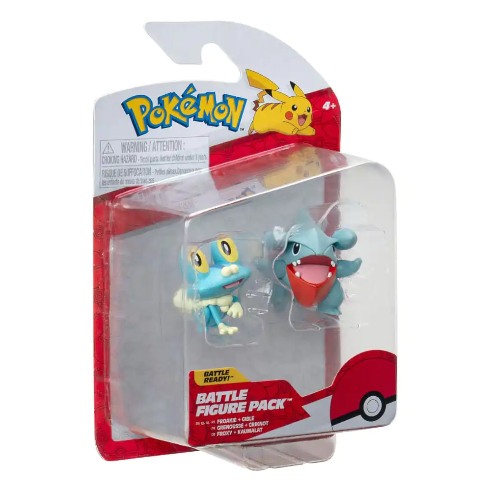 Pokémon Battle Figure Zestaw Startowy Figurki 2-Pak Gible, Froakie 5 cm zdjęcie produktu