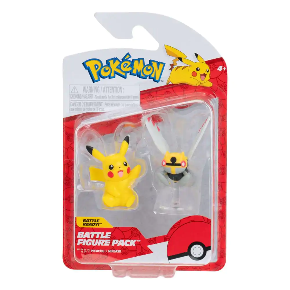 Pokémon Zestaw Figurek Bitewnych Figurek 2-Pack Ninjask & Pikachu #7 zdjęcie produktu