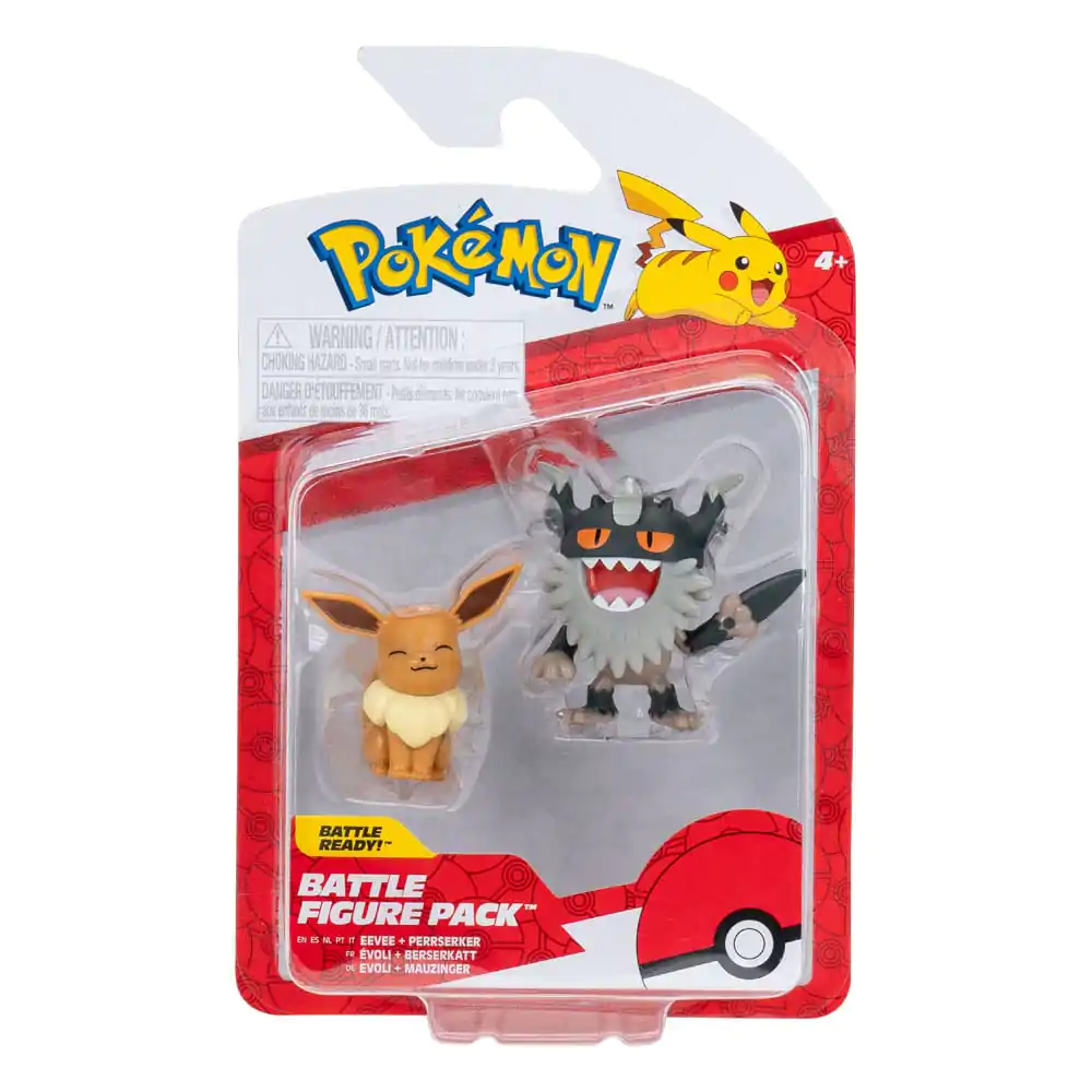 Pokémon Zestaw Figurek Bitewnych 2-Pack Perrserker & Eevee #2 zdjęcie produktu