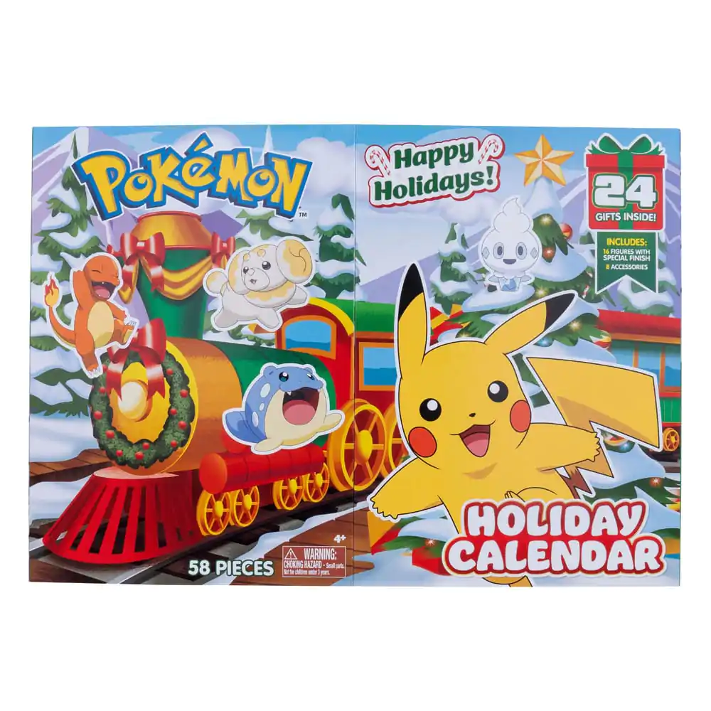 Kalendarz Adwentowy z Figurkami Bitewnymi Pokémon Holiday 2024 *Version DE/FR/NL* zdjęcie produktu