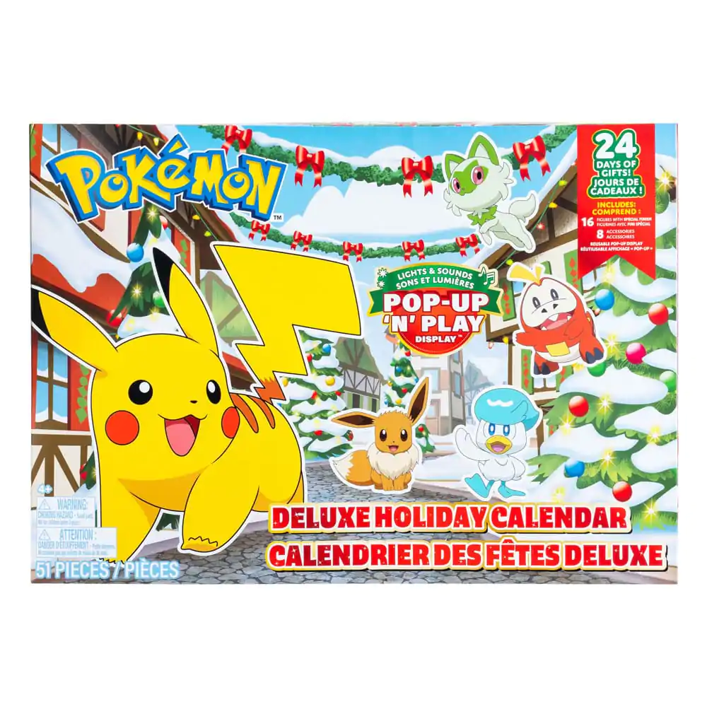 Pokémon Figurki Bitewne Deluxe Kalendarz Adwentowy Holiday 2024 *Wersja DE/FR/NL* zdjęcie produktu