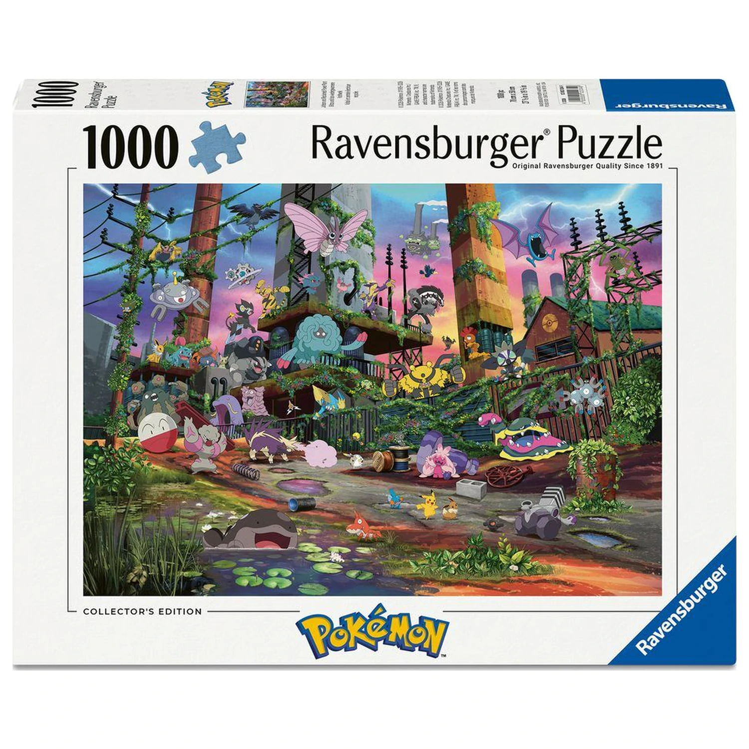 Pokemon Breakout 2 Jolteon and Reclaimed Power Plant puzzle 1000 elementów zdjęcie produktu