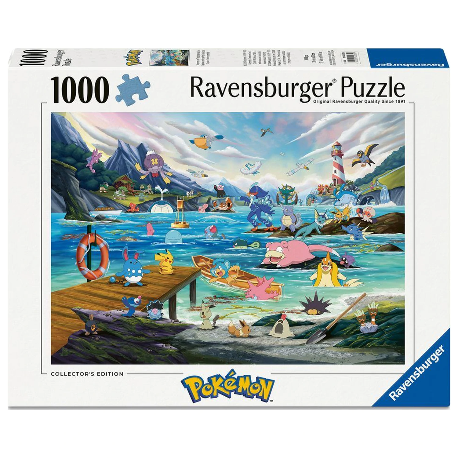 Pokemon Breakout 3 Vaporeon and the Warm Sea puzzle 1000 sztuk zdjęcie produktu