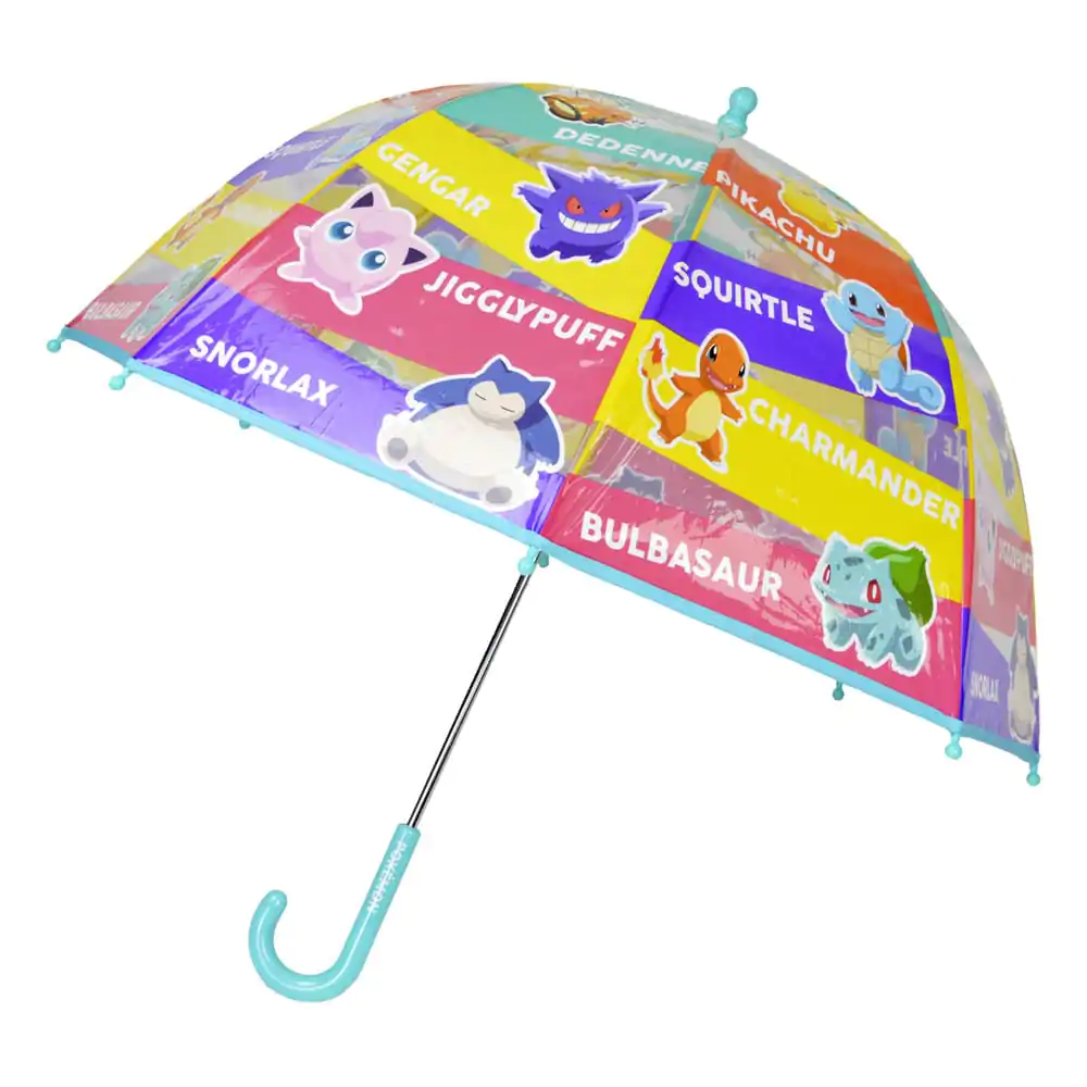 Pokemon Dziecięcy Parasol Manualny Przezroczysty Parasol Przezroczysty Kloszowy zdjęcie produktu