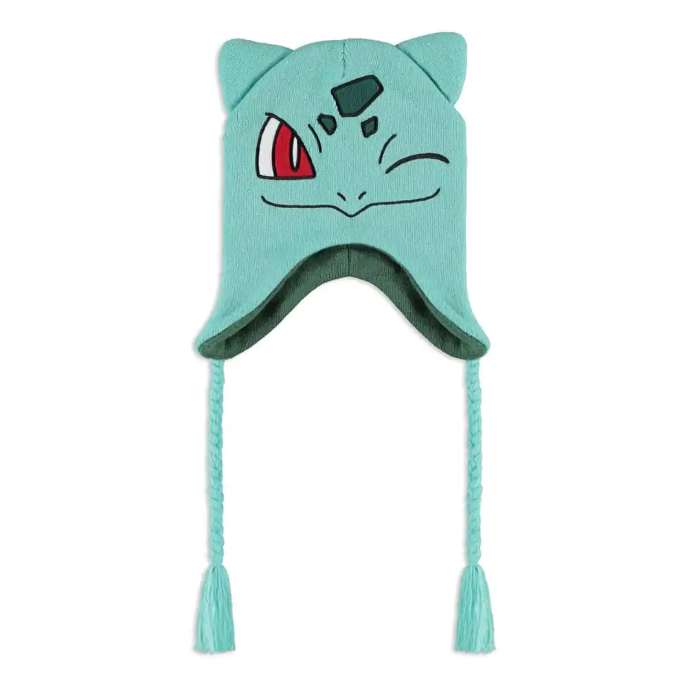 Pokemon Ski Beanie Bulbasaur Dzianinowa Czapka Sherpa zdjęcie produktu