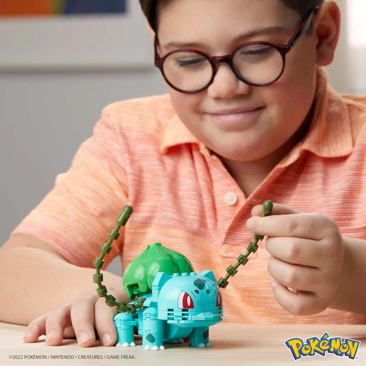 Pokémon Mega Construx Wonder Builders Zestaw konstrukcyjny Bulbasaur 10 cm zdjęcie produktu