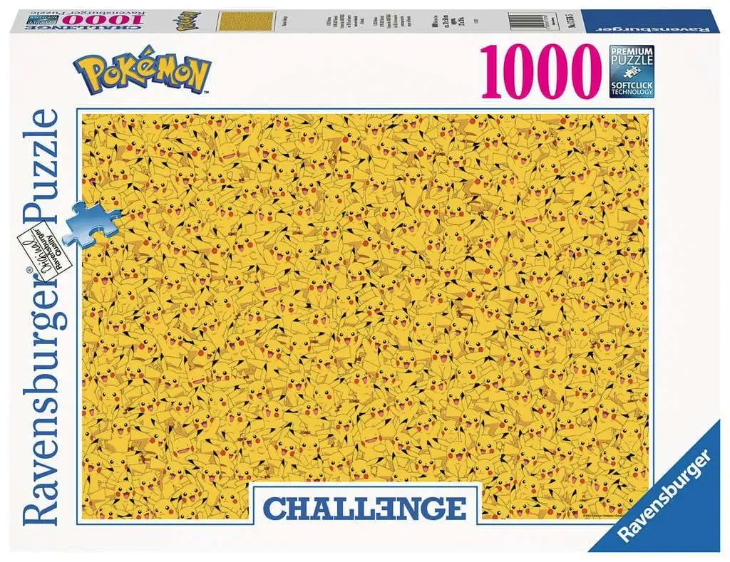 Puzzle Pokémon Challenge Pikachu (1000 elementów) zdjęcie produktu