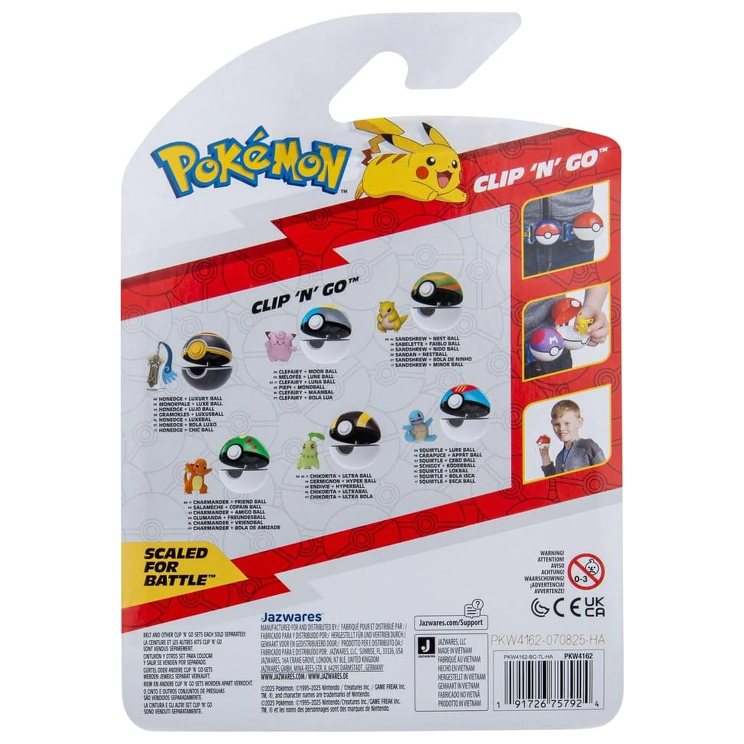 Pokémon Clip 'n' Go Figurka akcji Charmander i Friend Ball zdjęcie produktu