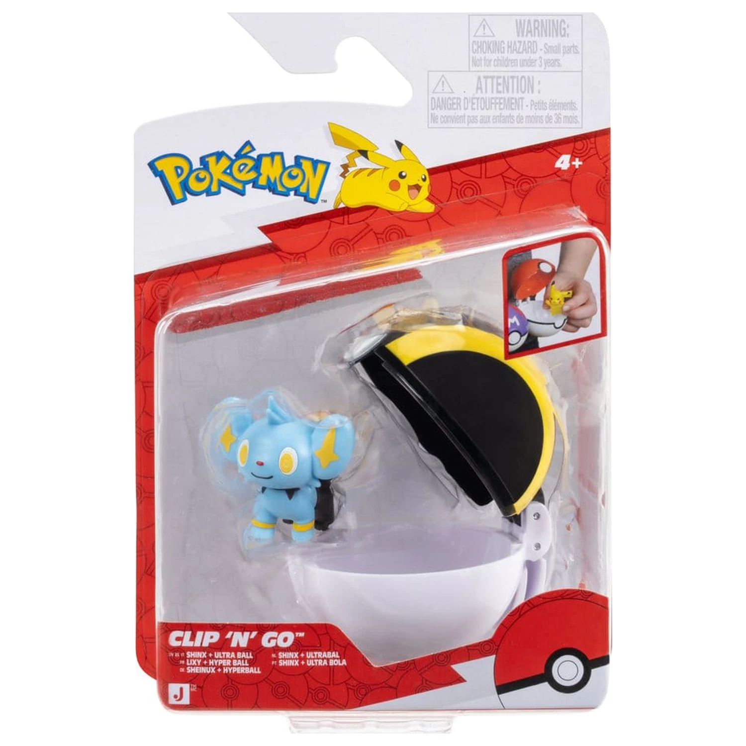 Pokémon Clip 'n' Go Action Figure Shinx i Ultra Ball zdjęcie produktu