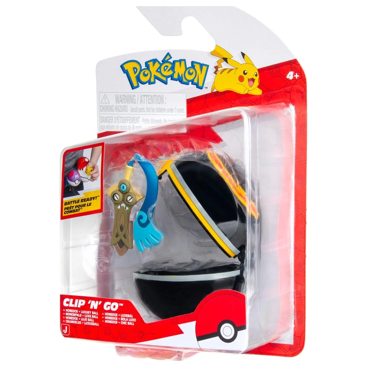 Pokémon Clip 'n' Go figurka akcji Wave 22 Honedge i Luxury Ball zdjęcie produktu