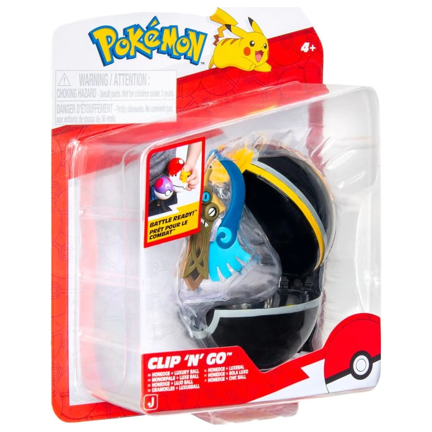 Pokémon Clip 'n' Go figurka akcji Wave 22 Honedge i Luxury Ball zdjęcie produktu