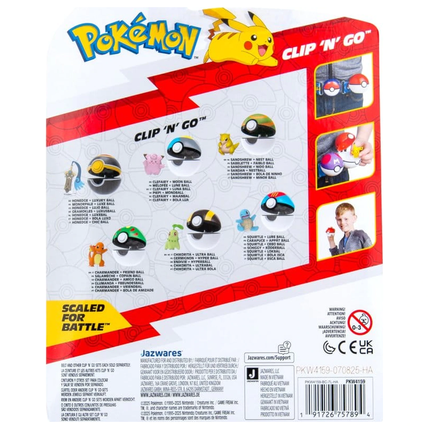 Pokémon Clip 'n' Go figurka akcji Wave 22 Honedge i Luxury Ball zdjęcie produktu