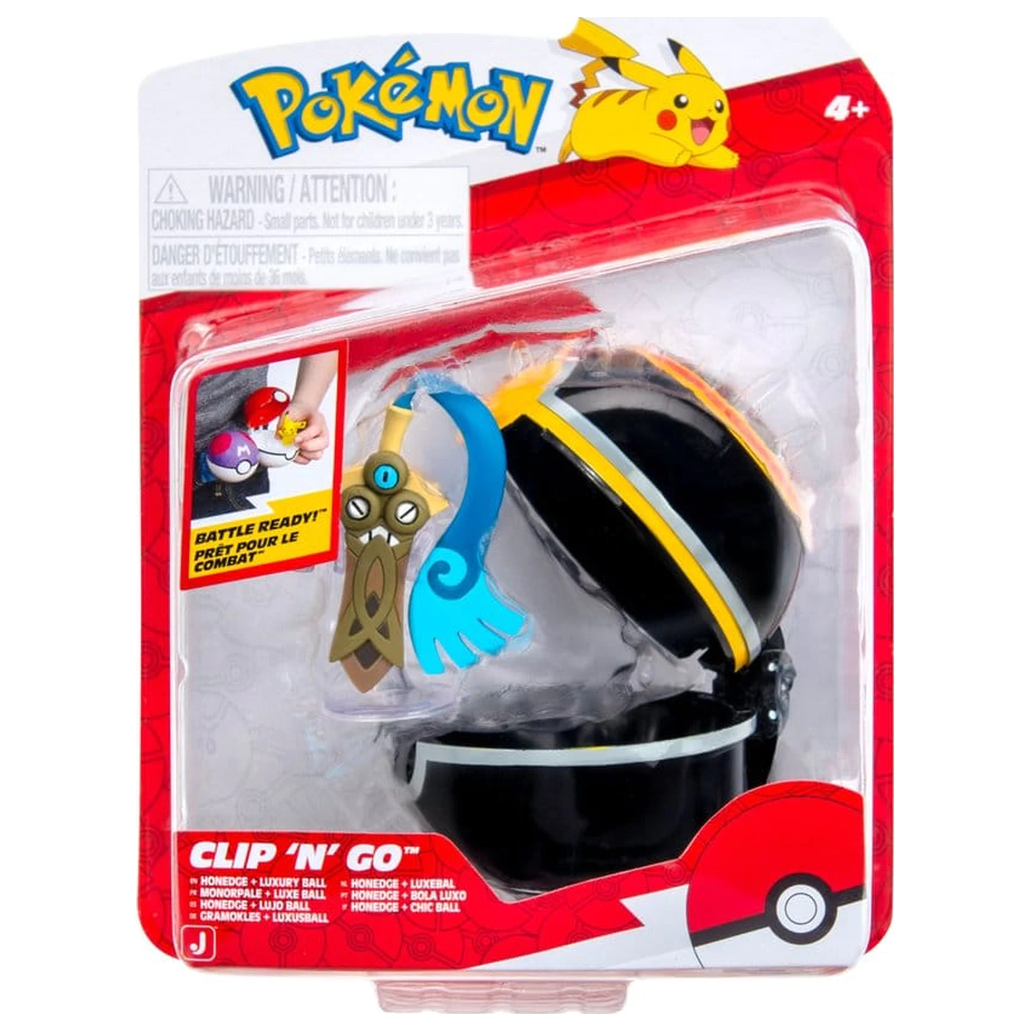 Pokémon Clip 'n' Go figurka akcji Wave 22 Honedge i Luxury Ball zdjęcie produktu
