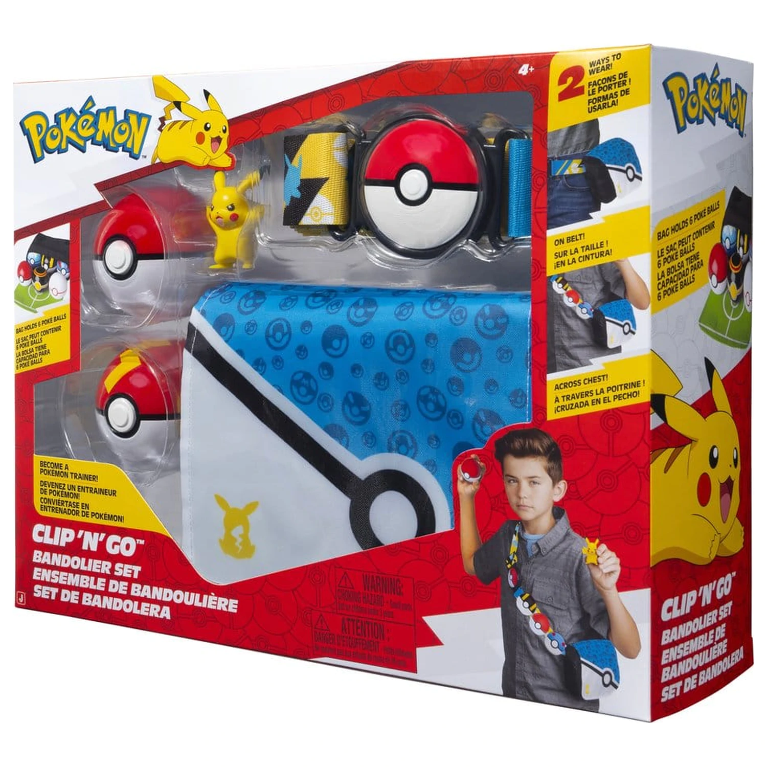 Pokémon Clip 'n' Go Zestaw bandolier Pikachu zdjęcie produktu