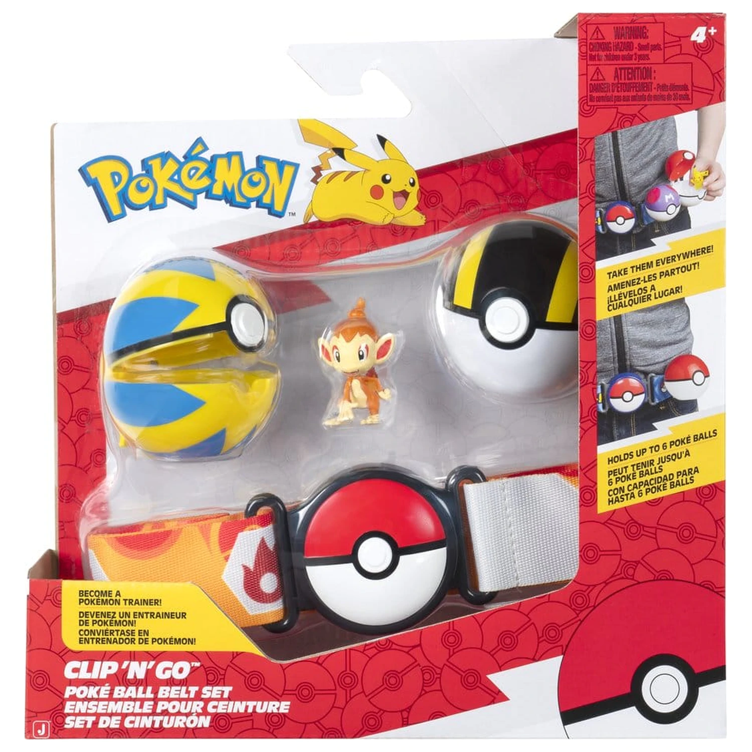 Pokémon Clip 'n' Go Zestaw Paska Chimchar zdjęcie produktu