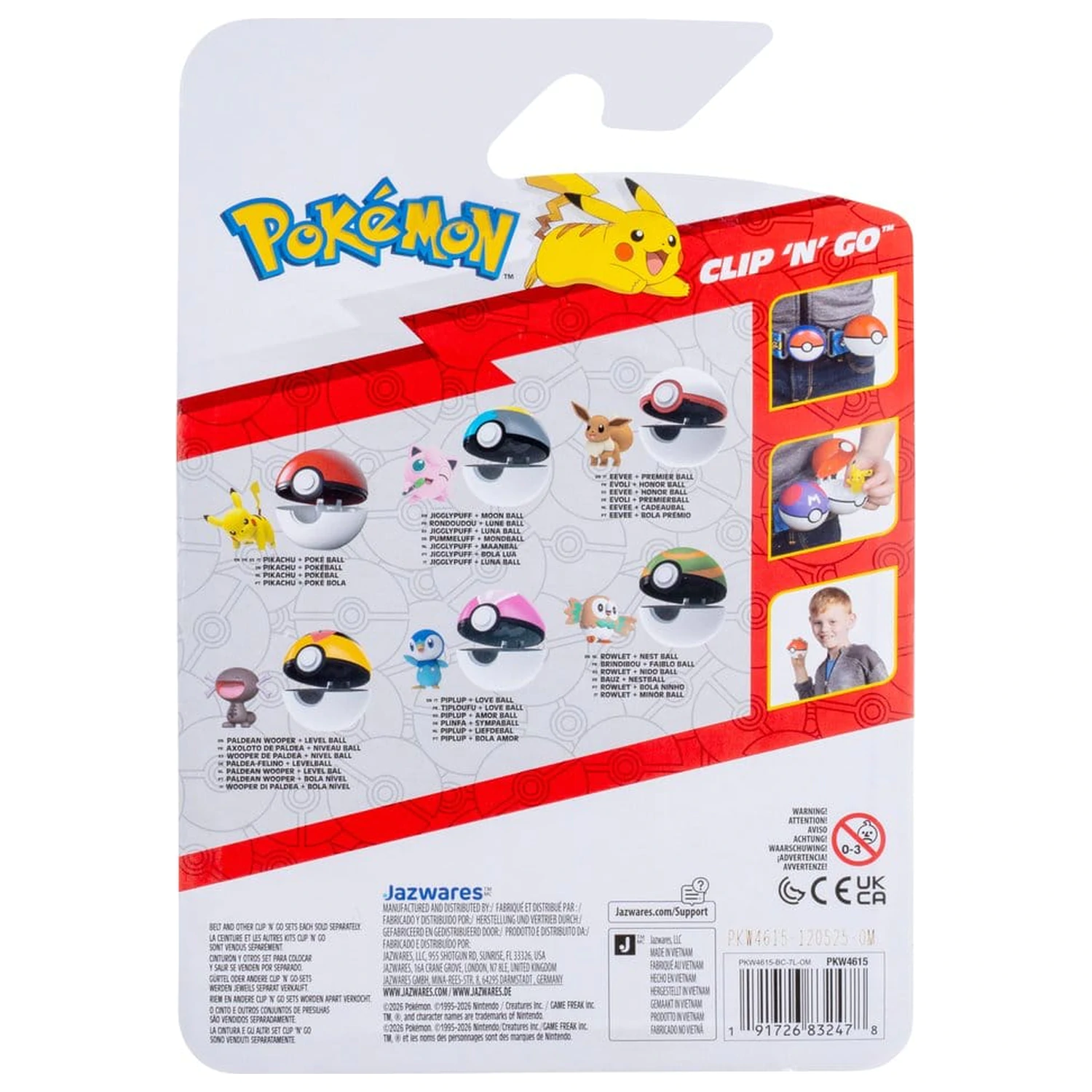 Pokémon Clip 'N' Go Eevee i Premier Ball zdjęcie produktu
