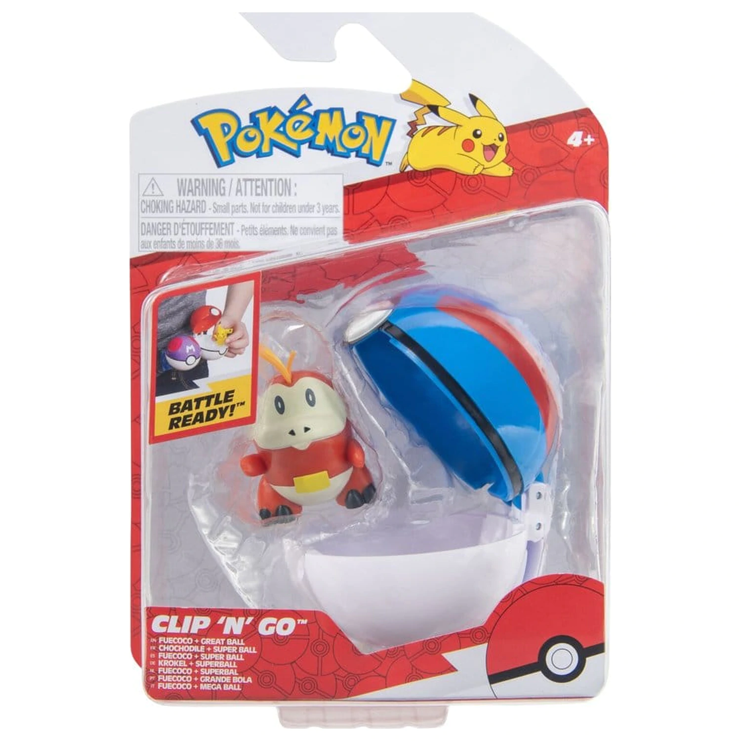 Pokémon Clip 'n' Go Fuecoco i Great Ball zdjęcie produktu