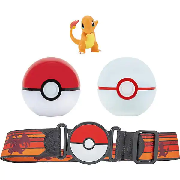 Pokémon Clip'n'Go Zestaw Paska Poké Ball, Poké Ball, Luxury Ball i Charmander zdjęcie produktu