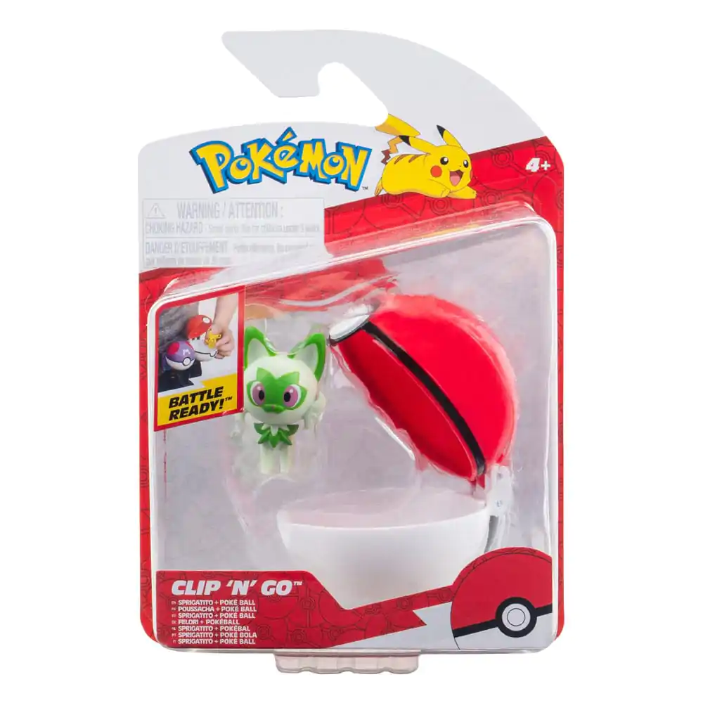 Pokémon Clip'n'Go Poké Balls Sprigatito z Poké Ballem zdjęcie produktu