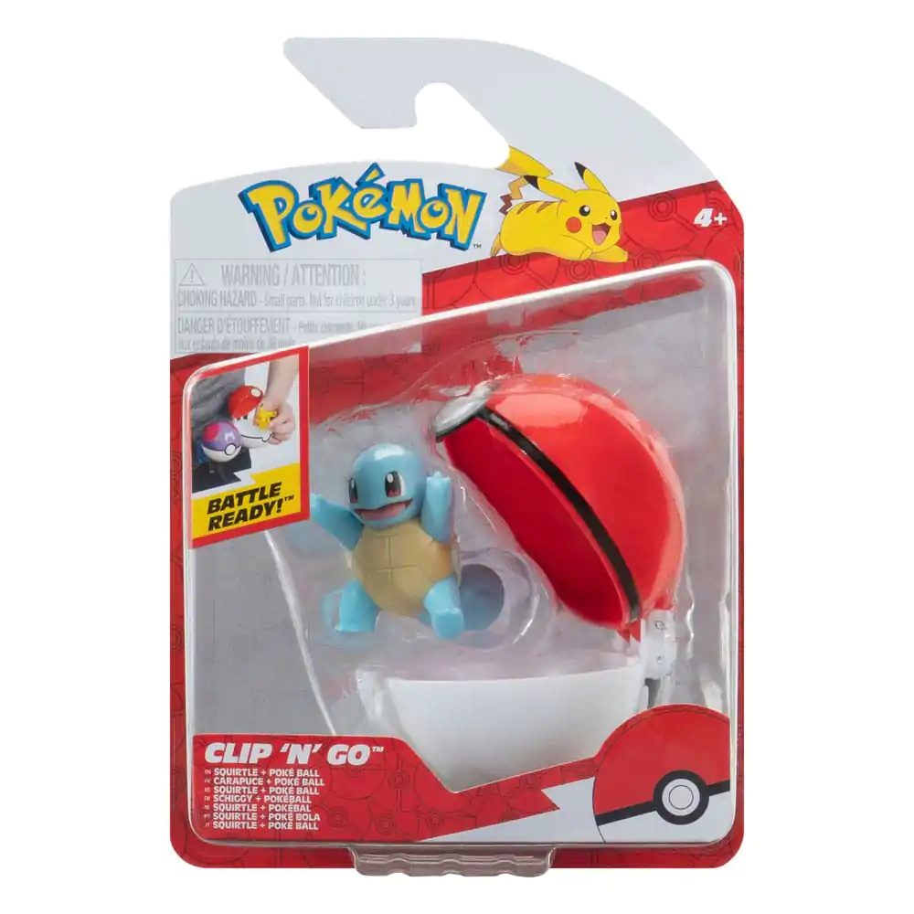 Pokémon Clip'n'Go Poké Balls Squirtle #3 & Poké Ball zdjęcie produktu