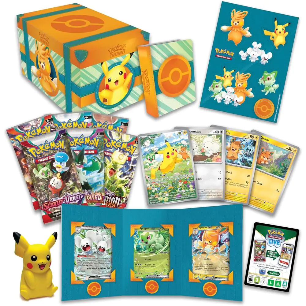 Angielski Pokemon Collector Chest Padela Adventure gra karciana teczka zdjęcie produktu