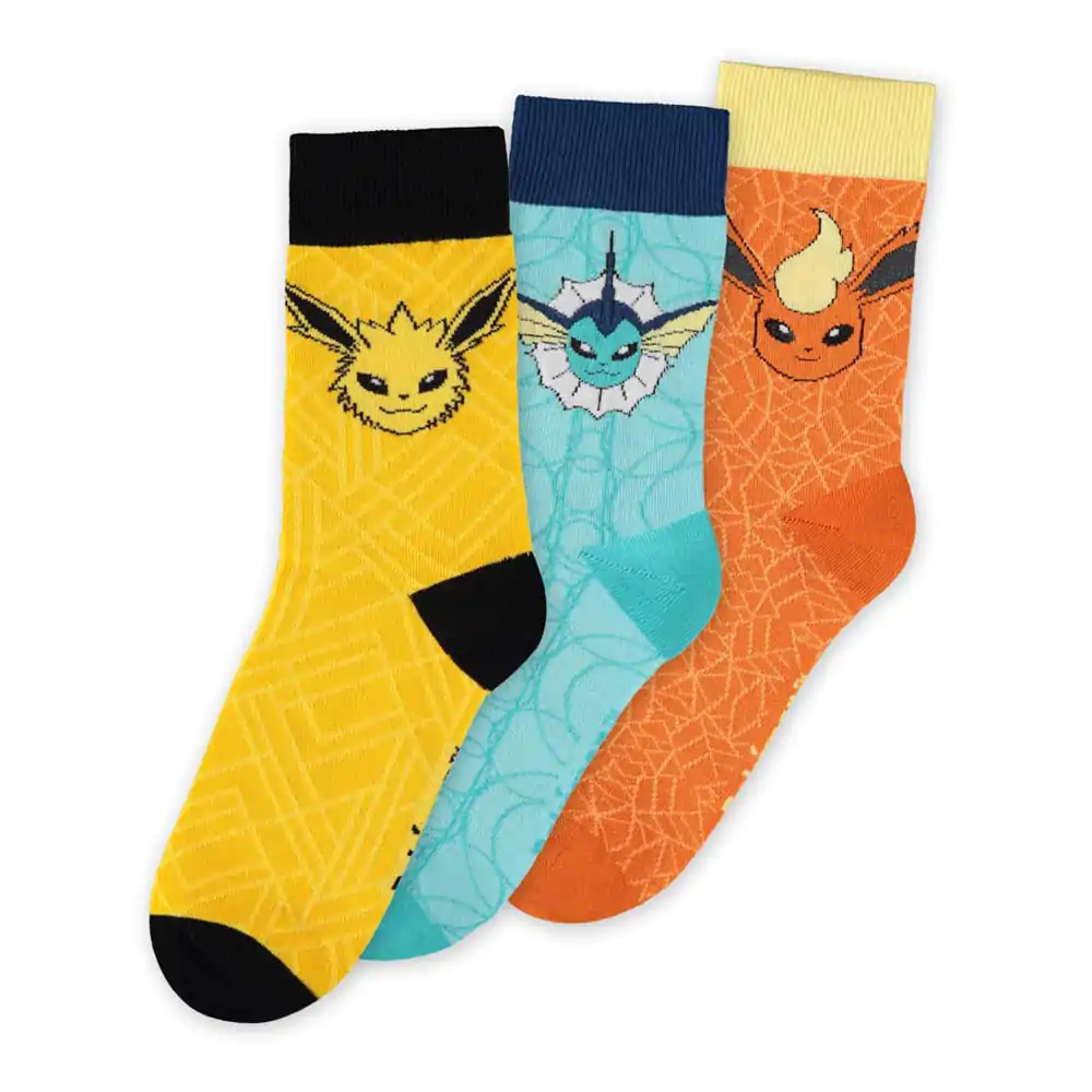 Pokémon Skarpetki 3-Pack Eevee Evolution 43-46 zdjęcie produktu