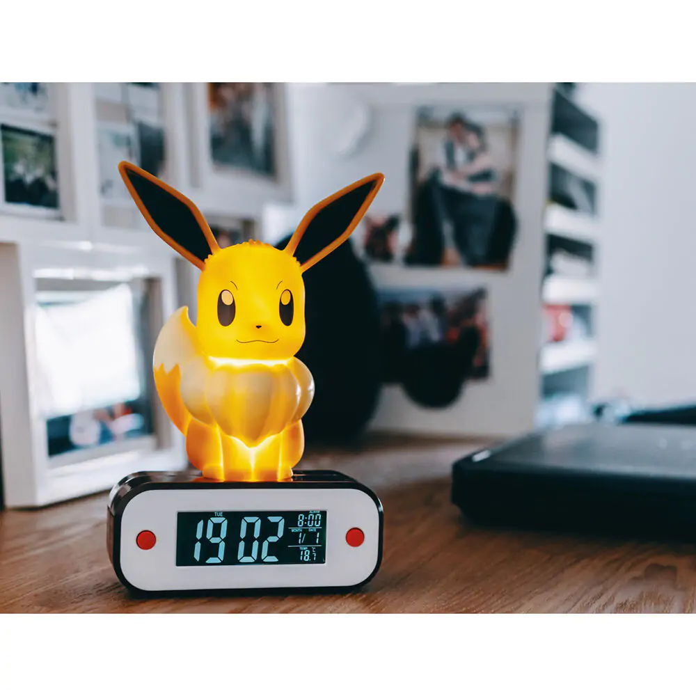 Pokémon Budzik z Lampką Evoli 22 cm zdjęcie produktu