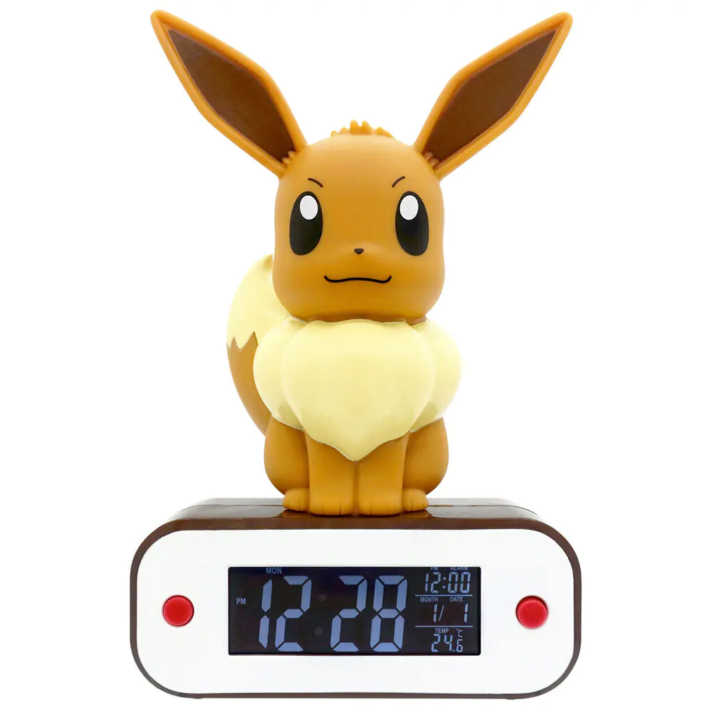 Pokémon Budzik z Lampką Evoli 22 cm zdjęcie produktu