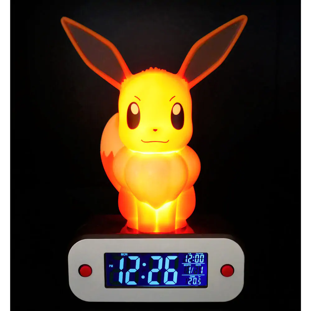 Pokémon Budzik z Lampką Evoli 22 cm zdjęcie produktu