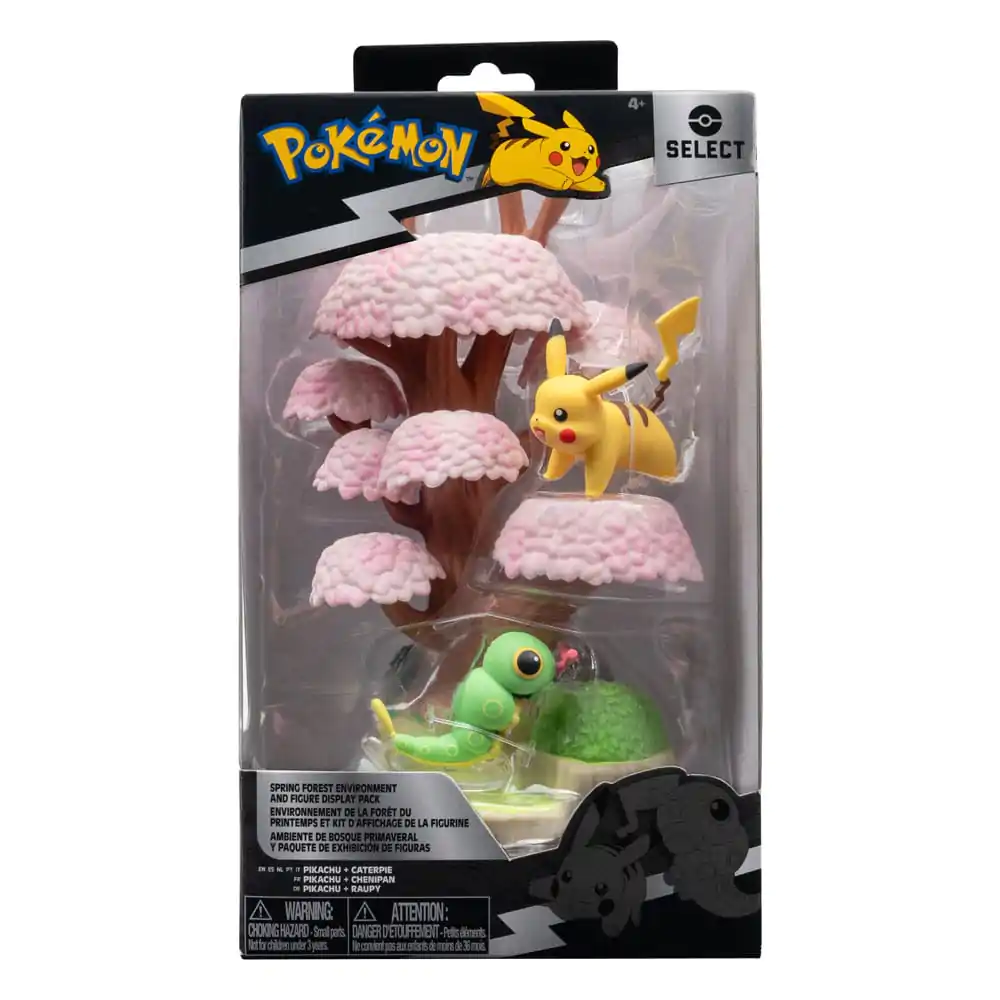 Pokémon Environment Set Las Wiosenny & Caterpie & Pikachu zdjęcie produktu