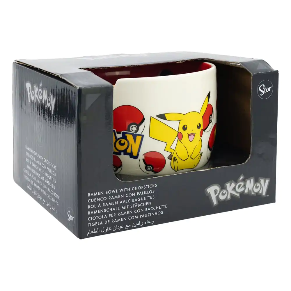 Miseczka do Ramenu Pokémon z Pałeczkami Face zdjęcie produktu