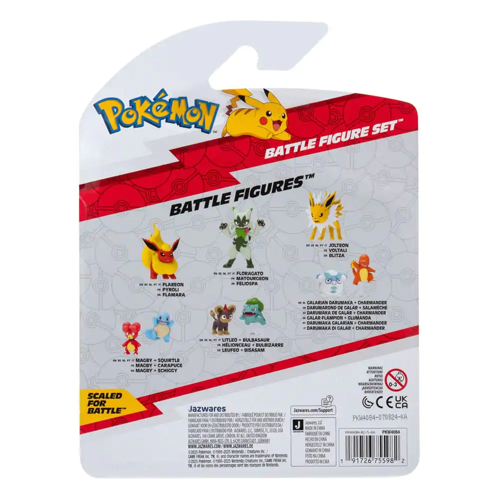 Pokémon First Partner Battle Figure Set Figurki 3-Pack Charmander, Trubbish & Poliwhirl zdjęcie produktu